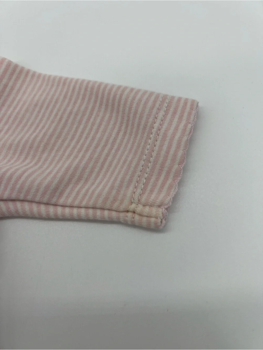 Little Me Baby Girl Pink White Bunny One Piece Footie Sz Newborn Cotton